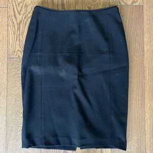 Black pencil skirt